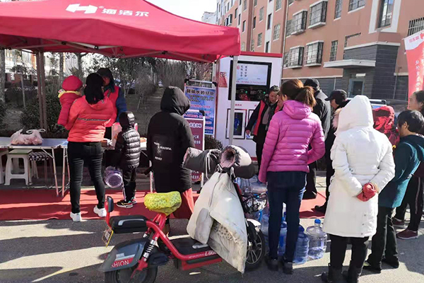 小区自动售水机是纯水机吗